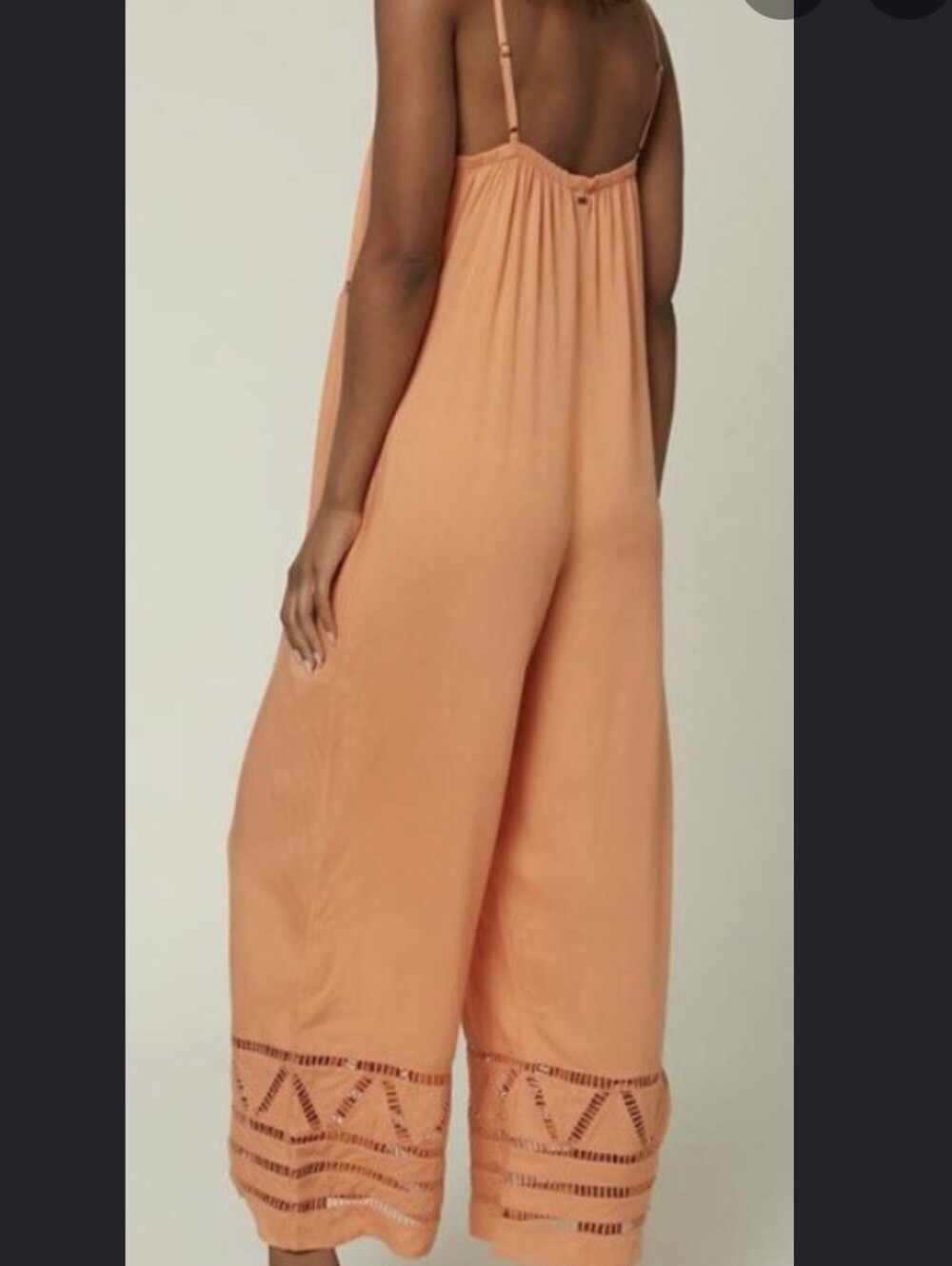 O'Neill Peach Sleeveless Wide-Leg Jumpsuit - Picture 6 of 6